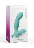 JimmyJane Pulsus G-Spot Rechargeable Silicone Dual Stimulator with Remote Control - Teal