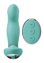 JimmyJane Pulsus G-Spot Rechargeable Silicone Dual Stimulator with Remote Control - Teal