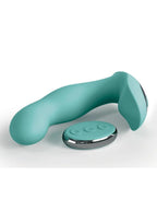 JimmyJane Pulsus G-Spot Rechargeable Silicone Dual Stimulator with Remote Control - Teal