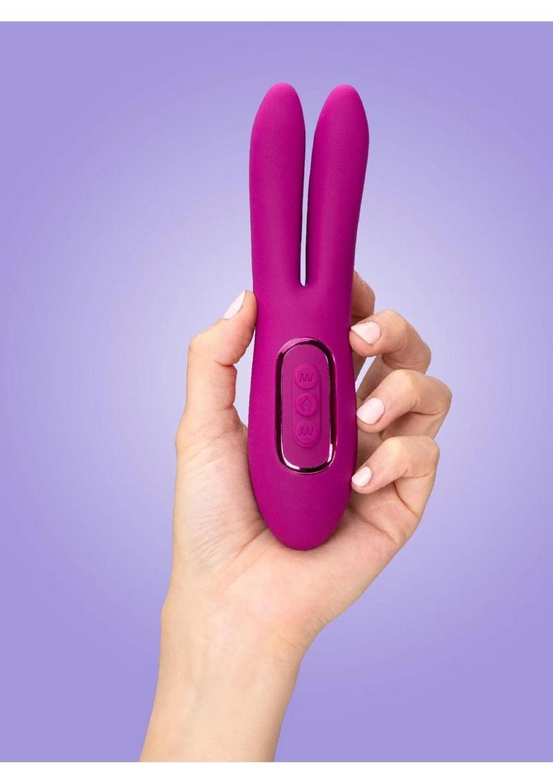 JimmyJane Solis Ascend 2 Pro Rechargeable Silicone Warming Vibrator - Purple