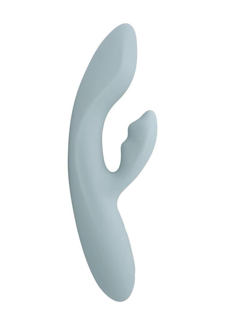 Svakom Chika Rechargeable Silicone App Control Rabbit Vibrator - Gray