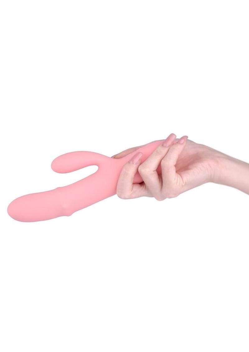 Svakom Mora Neo Rechargeable Silicone App Control Rabbit Vibrator - Pink