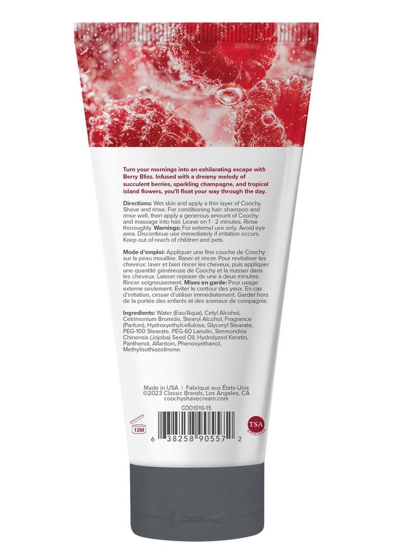 Coochy Shave Cream Berry Bliss .5oz Sampler Tube