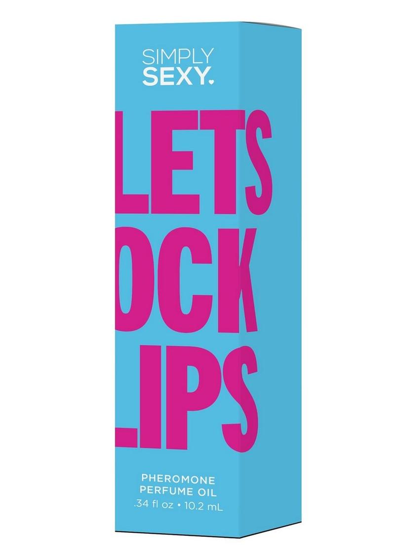Simply Sexy Pheromone Perfume Oil Roll-On 0.34oz/ 10.2ml - Let's Lock Lips