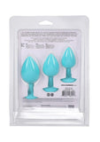 A-Play Silicone Anal Trainer Set - Teal