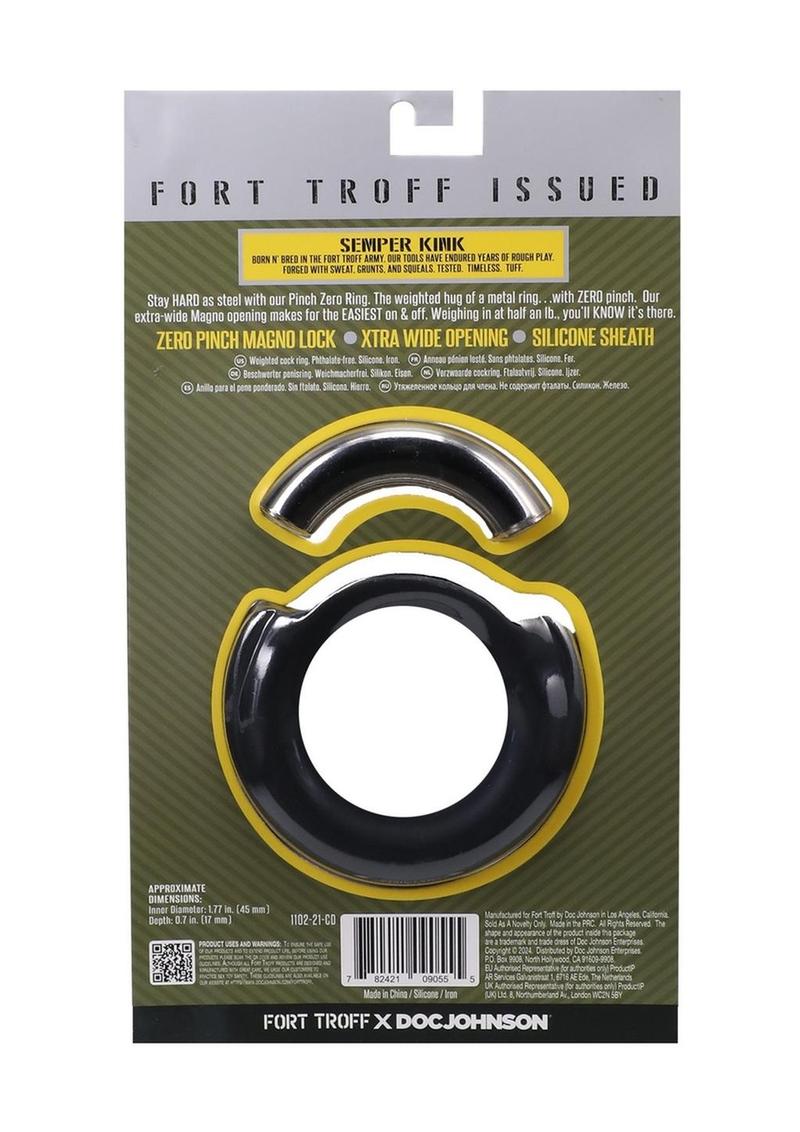 Fort Troff Pinch Zero Silicone Ring - Black