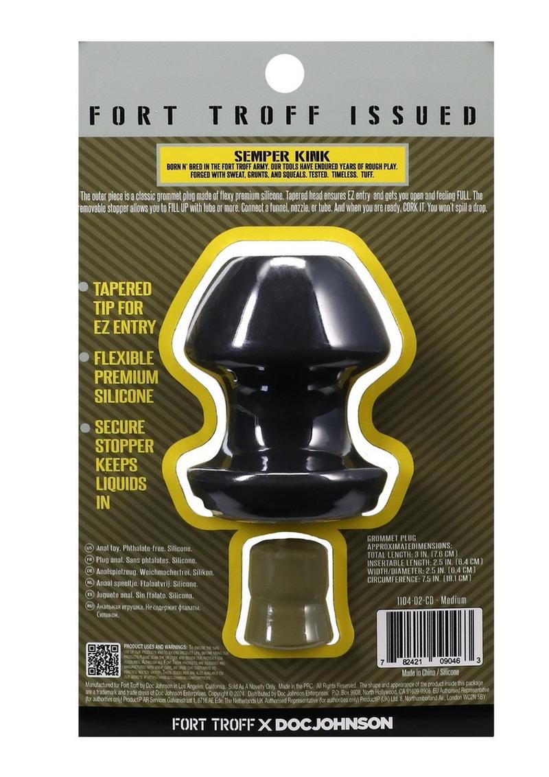 Fort Troff Kum Keeper Silicone Open End Anal Plug - 3 Sizes