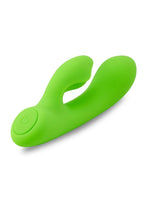 Nu Sensuelle Jolie Nubii Rechargeable Silicone Mini Heating Rabbit - Lime Green