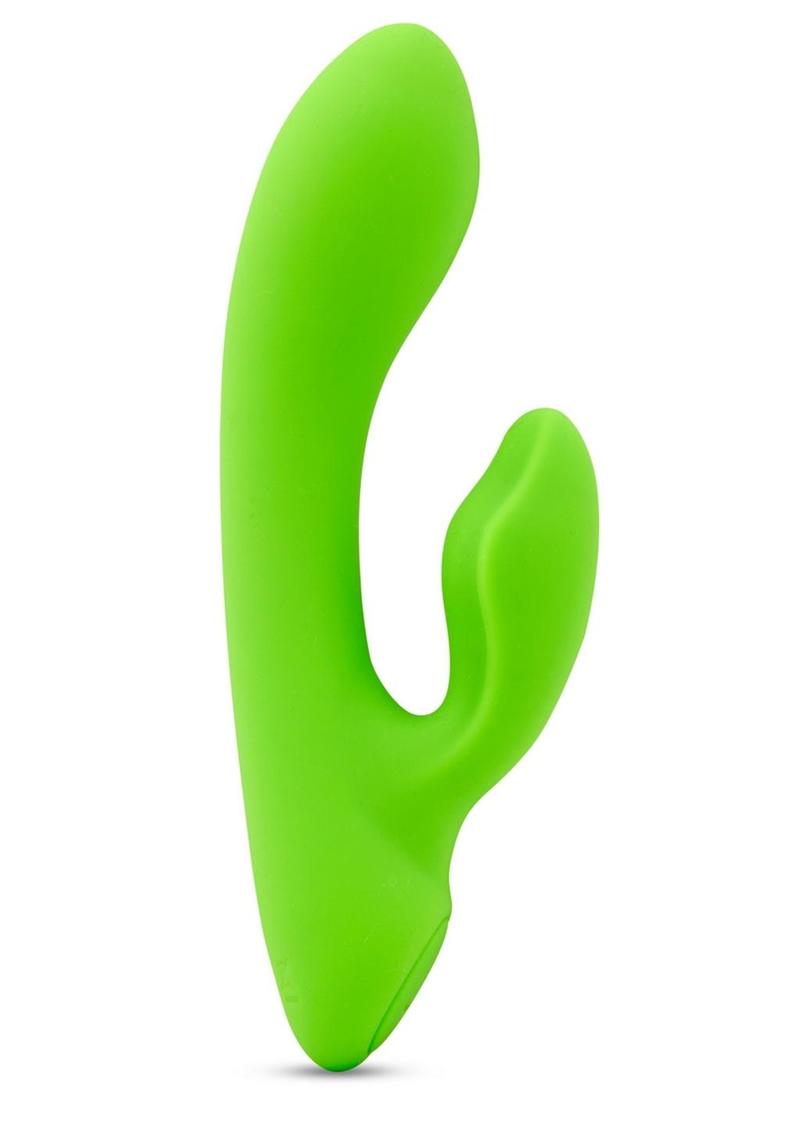 Nu Sensuelle Jolie Nubii Rechargeable Silicone Mini Heating Rabbit - Lime Green