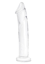 Gläs 12" Glass Dildo with Veins and Flat Base