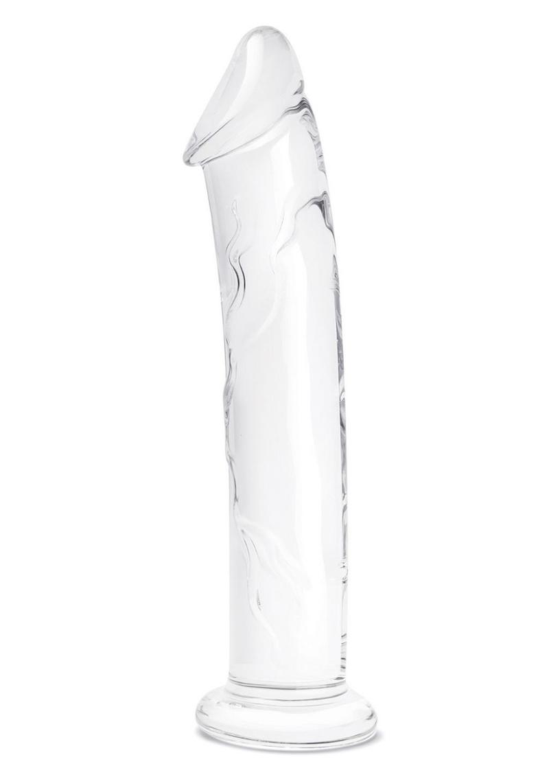 Gläs 12" Glass Dildo with Veins and Flat Base