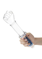 Gläs 11" Fist Double Ended Glass Dildo with Handle Grip