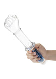 Gläs 11" Fist Double Ended Glass Dildo with Handle Grip