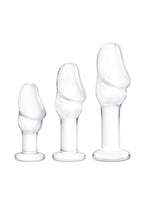Gläs Helmet Head Glass Anal Training Kit (3 Piece)