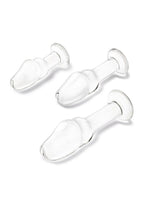 Gläs Helmet Head Glass Anal Training Kit (3 Piece)