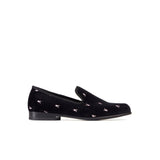 PLAYBOY Duke + Dexter Velvet Mini Rabbit Head Loafers
