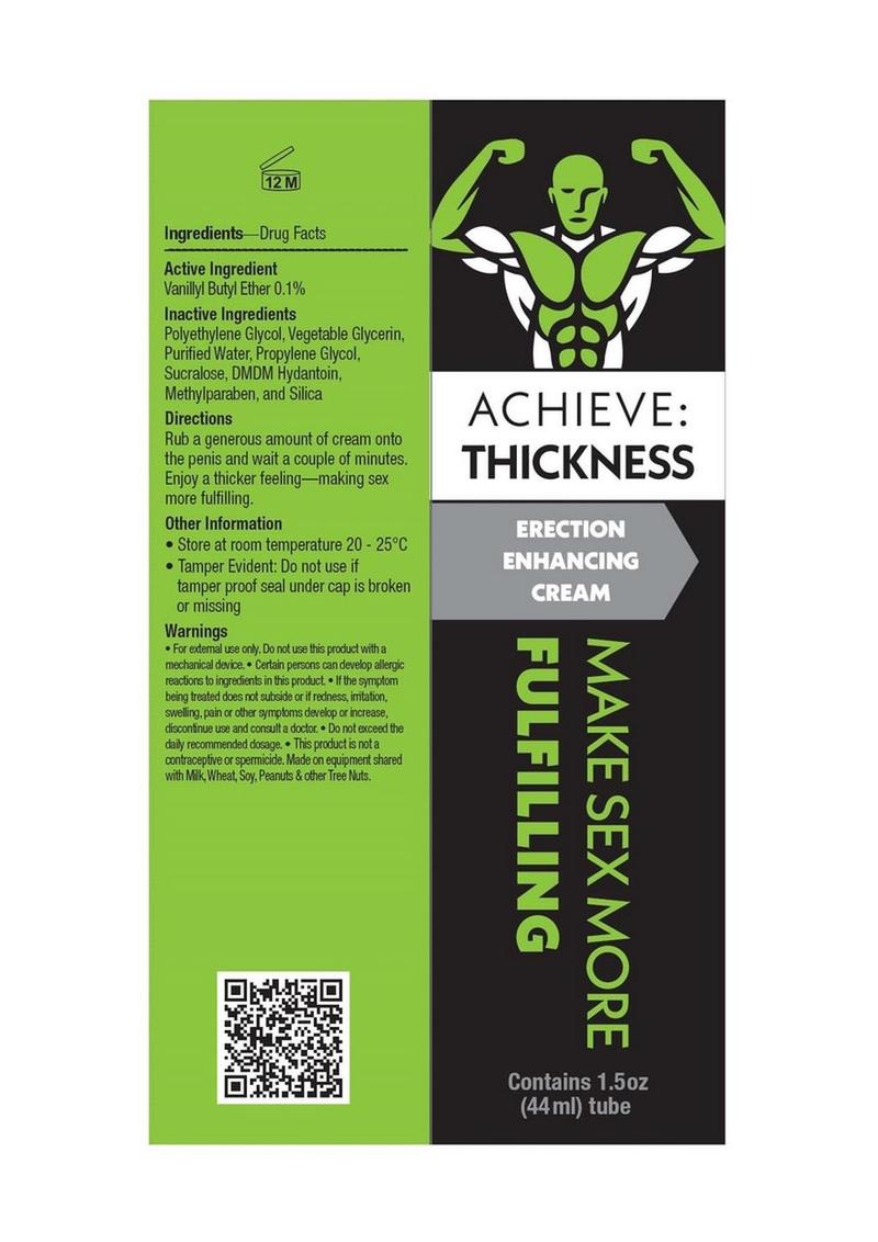 Achieve Thickness Girth Enhancement Cream 1.5oz