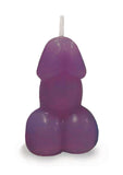 Eden's Candle Vanilla Scented Penis - Eggplant Purple