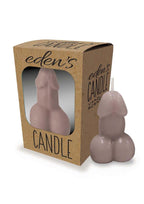 Eden's Candle Vanilla Scented Penis - Taupe Nude