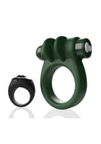 Screaming O Switch Silicone Rechargeable Vibrating Ring with Remote Control - Green