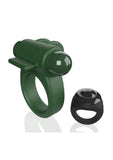 Screaming O Switch Silicone Rechargeable Vibrating Ring with Remote Control - Green
