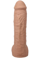 The Realistic Cock with Balls Ultraskyn Hung with Removable Vac-U-Lock Suction Cup 12in - Caramel