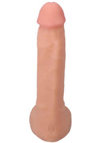 The Realistic Cock with Balls Ultraskyn Squirting with Removable Vac-U-Lock Suction Cup 9.5in - Vanilla