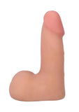 The Realistic Cock with Balls Ultraskyn Removable Vac-U-Lock Suction Cup 5in - Vanilla