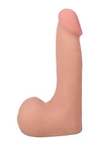 The Realistic Cock with Balls Ultraskyn Removable Vac-U-Lock Suction Cup 7in - Vanilla