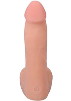 The Realistic Cock with Balls Ultraskyn Removable Vac-U-Lock Suction Cup 7in - Vanilla