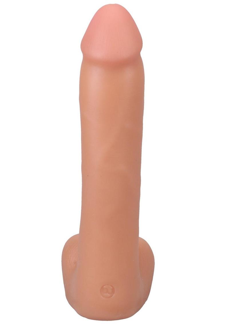 The Realistic Cock with Balls Ultraskyn Removable Vac-U-Lock Suction Cup 9in - Vanilla
