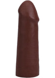 The Realistic Cock Ultraskyn Removable Vac-U-Lock Suction Cup 5in - Chocolate