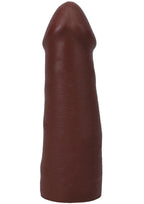 The Realistic Cock Ultraskyn Removable Vac-U-Lock Suction Cup 5in - Chocolate