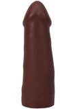 The Realistic Cock Ultraskyn Removable Vac-U-Lock Suction Cup 5in - Chocolate