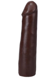 The Realistic Cock Ultraskyn Removable Vac-U-Lock Suction Cup 7in - Chocolate
