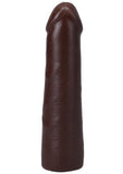 The Realistic Cock Ultraskyn Removable Vac-U-Lock Suction Cup 7in - Chocolate