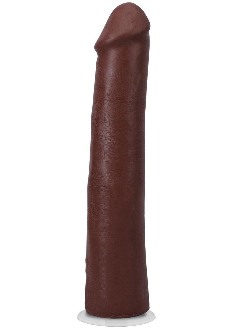 The Realistic Cock Ultraskyn Removable Vac-U-Lock Suction Cup 9in - Chocolate