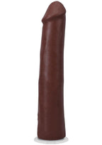 The Realistic Cock Ultraskyn Removable Vac-U-Lock Suction Cup 9in - Chocolate