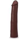 The Realistic Cock Ultraskyn Removable Vac-U-Lock Suction Cup 9in - Chocolate
