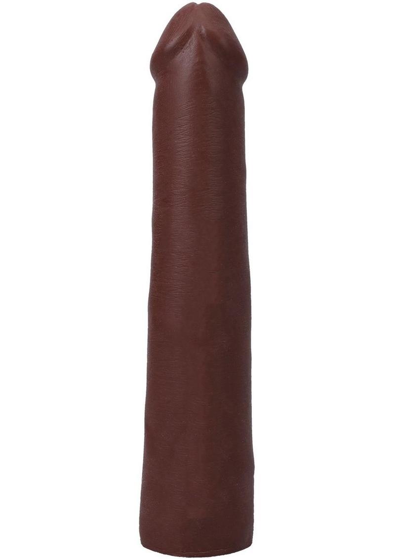 The Realistic Cock Ultraskyn Removable Vac-U-Lock Suction Cup 9in - Chocolate