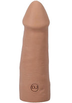 The Realistic Cock Ultraskyn Removable Vac-U-Lock Suction Cup 5in - Caramel