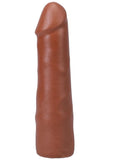 The Realistic Cock Ultraskyn Removable Vac-U-Lock Suction Cup 7in - Caramel