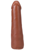 The Realistic Cock Ultraskyn Removable Vac-U-Lock Suction Cup 7in - Caramel