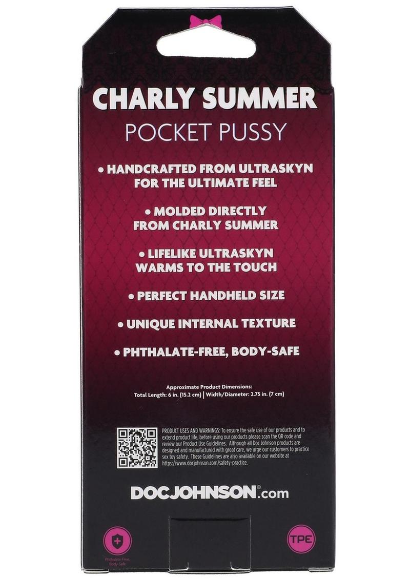 Signature Strokers Charly Summer Ultraskyn Pocket Masturbator - Pussy - Vanilla
