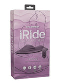 IRide Pleasure Seat Throb Rechargeable Silicone with Remote Control - Purple