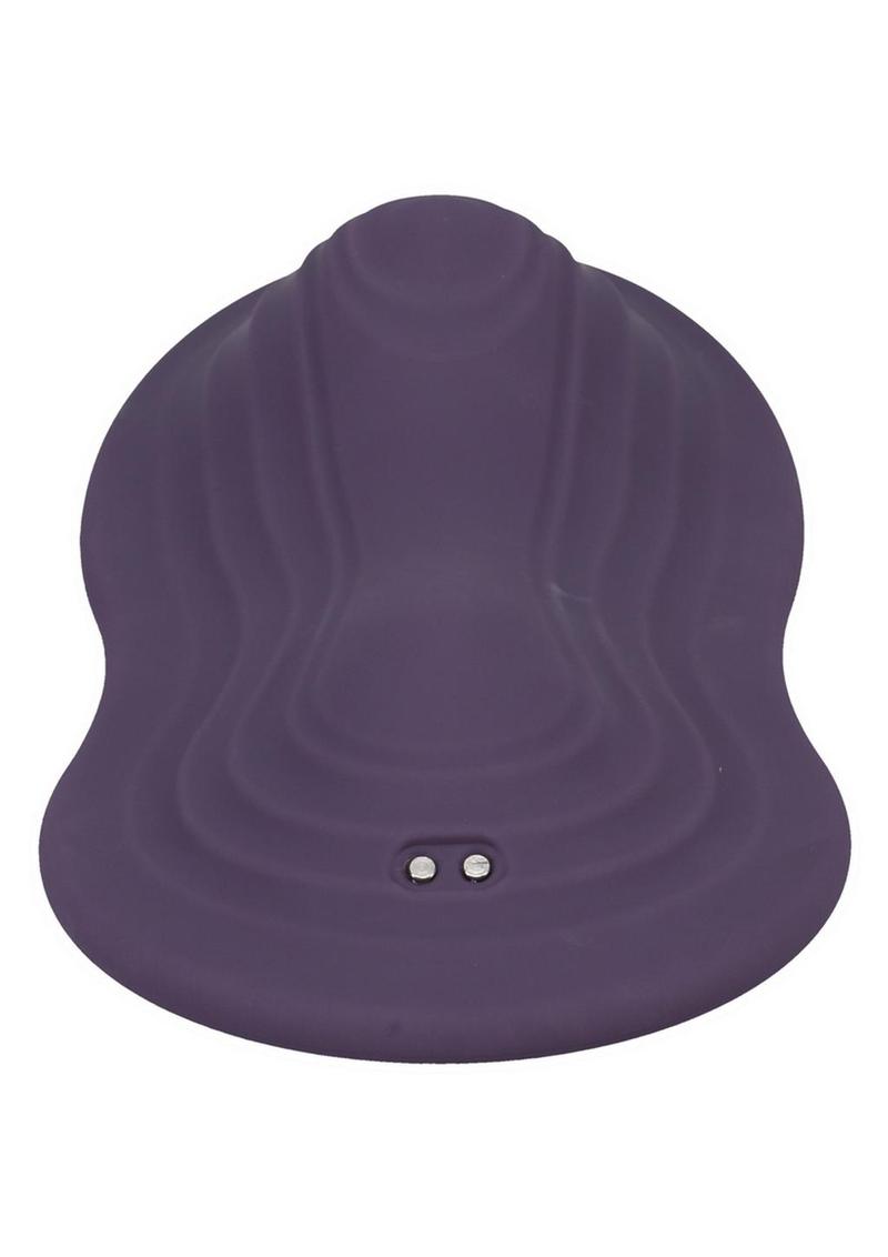 IRide Pleasure Seat Throb Rechargeable Silicone with Remote Control - Purple