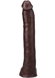 Doc Johnson Signature Cocks Ultraskyn Hollywood Cash Dildo with Removable Suction Cup 11in - Chocolate