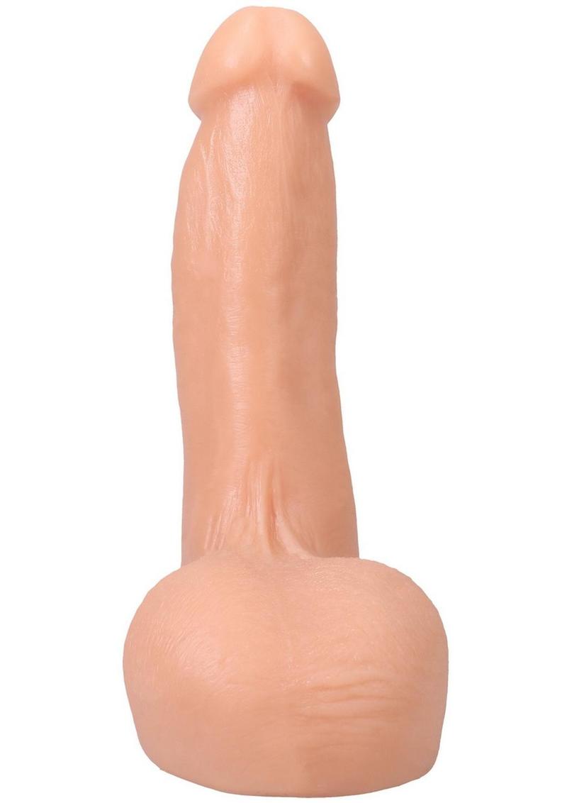 Doc Johnson Signature Cocks Ultraskyn The Flesh Mechanic Dildo with Removable Suction Cup 8.5in - Vanilla