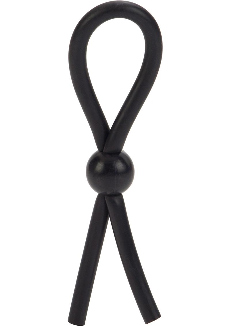 Dr. Joel Kaplan Erection Enhancing Lasso Adjustable Cock Tie - Black