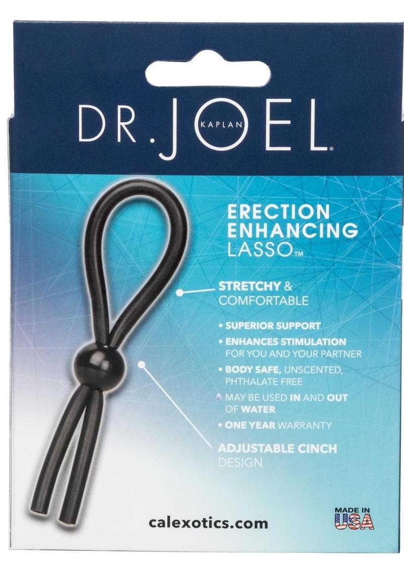 Dr. Joel Kaplan Erection Enhancing Lasso Adjustable Cock Tie - Black